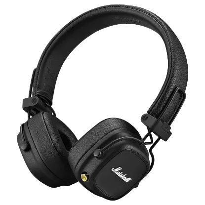 Picture of Marshall Major IV Wireless Bluetooth On Ear Headphone with Mic (Black)