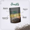 Picture of Happilo Premium Authentic Chia Seeds 250g, Diet Food for Weight Management, Rich in Fiber and Omega 3, Healthy Breakfast Snack