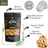 Picture of LILA DRY FRUITS 100% Natural Raw Walnut Kernels 2 pcs 500g Value Pack | Premium Akrot Giri | High in Protein & Iron | Low Calorie Nut | Dry Fruit