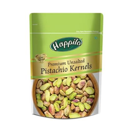 Picture of Happilo Premium Unsalted Pistachio Kernels 150g | Super Crunchy & Delicious | No Gluten | No GMO