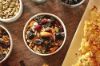 Picture of LILA DRY FRUITS Natural Premium Trail Mix(Cashew, Almonds, Walnut 2 pcs, Cranberries, Blueberries, Black and Golden Raisins) 1kg Jar Pack | Badam Giri, Kaju, Black & Golden Kishmish, Akhrot, Berries