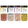 Picture of YUM YUM Premium Daily Needs Fresh and Healthy Dry Fruits Combo Pack 1Kg (Almonds 250g, Cashews 250g, Pistachios 250g & Kishmish Raisins 250g) Jar Each