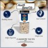 Picture of YUM YUM Premium Daily Needs Fresh and Healthy Dry Fruits Combo Pack 1Kg (Almonds 250g, Cashews 250g, Pistachios 250g & Kishmish Raisins 250g) Jar Each