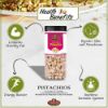 Picture of YUM YUM Premium Daily Needs Fresh and Healthy Dry Fruits Combo Pack 1Kg (Almonds 250g, Cashews 250g, Pistachios 250g & Kishmish Raisins 250g) Jar Each