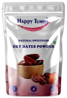 Picture of Happy Tumms Dry Dates Powder from Premium Arabian Dates | NO HIDDEN SUGAR | Healthy Sugar Substitute, Natural Sweetener | Dry Dates Powder for baby kids and adults | Kharek Powder | 200g