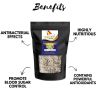 Picture of Leeve Dry Fruits Brand Fresh Grated Dried Coconut 1 KG Pack | Dry Copra Sali | Nariyal Flakes