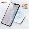 Picture of Callmate Qi Wireless Charger Power Bank 5200 mAh, 5-in-1 Wireless Charger/Wall Charger Power Bank with Led Display for All Phones (18 W, Power Delivery 3.0, Fast Charging) (White, Lithium Ion)