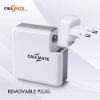 Picture of Callmate Qi Wireless Charger Power Bank 5200 mAh, 5-in-1 Wireless Charger/Wall Charger Power Bank with Led Display for All Phones (18 W, Power Delivery 3.0, Fast Charging) (White, Lithium Ion)