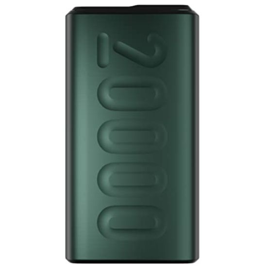 Picture of Ambrane 20000mAh Power Bank, 20W Fast Charging, Triple Output, Type C PD (Input & Output), Quick Charge, Li-Polymer, Multi-Layer Protection for iPhone, Smartphones & Other Devices (Stylo 20K, Green)