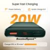 Picture of Ambrane 10000mAh Slim Power Bank, 20W Fast Charging, Dual Output, Type C PD (Input & Output), Quick Charge, Li-Polymer, Multi-Layer Protection for iPhone, Anrdoid & Other Devices (Stylo 10K, Green)