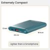 Picture of Ambrane 10000mAh Compact Powerbank, 22.5W Fast Charging, Dual Output Ports 1 USB & 1 Type-C, Power Delivery, Quick Charge, Li-Polymer for iPhone, Android & Other Devices (Powerlit, Green)
