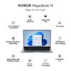 Picture of Honor MagicBook 14, AMD Ryzen 5 5500U 14-inch (35.56 cm) FHD IPS Anti-Glare Thin and Light Laptop (16GB/512GB PCIe SSD/Windows 11/Fingerprint Login/Metal Body/Backlit KB/1.38Kg), Gray, NobelM-WFQ9AHNE